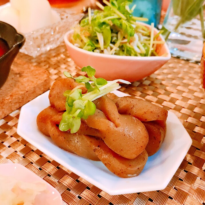 糖質制限☆ピリ辛蒟蒻の煮物